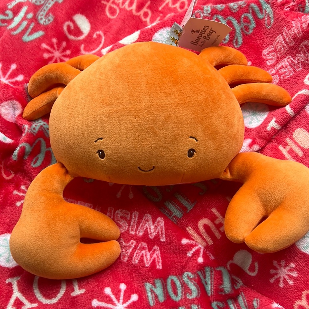 Bunnies by the bay crab plush. Nwts